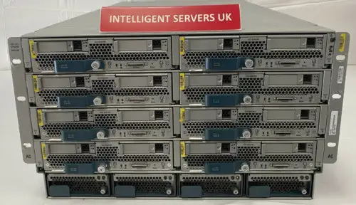 Cisco UCS 5108 8X UCS B200 M3 16X E5-2695V2 1536GB DDR3 RAM 刀片解決方案