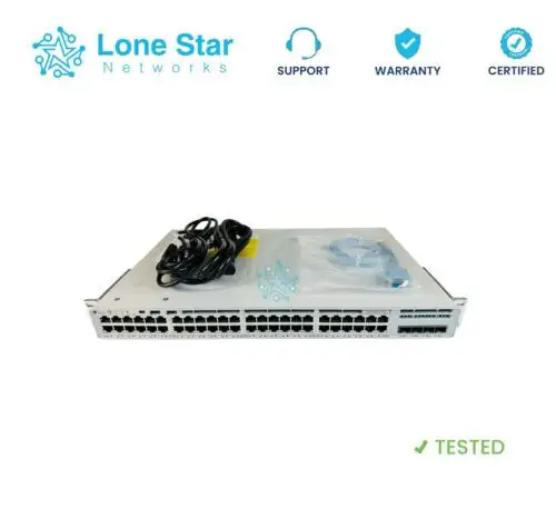 Cisco C9200L-48T-4X-E Catalyst 9200L 48埠4X10G上行鏈路
