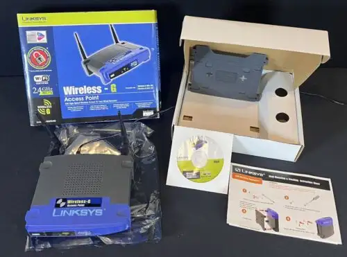 Cisco Linksys Wireless G Access Point 2.4Ghz 802.11G Wap54G V3.1