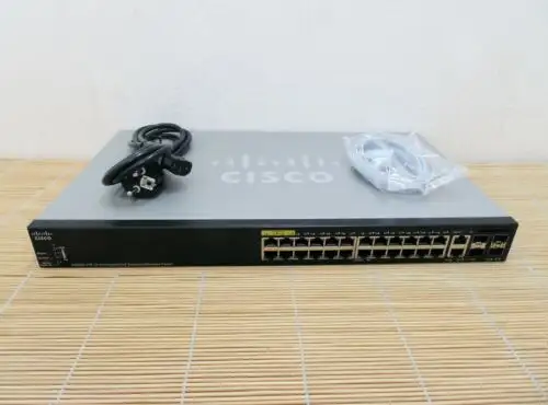 Cisco Sg350X-24P-K9 24 10/100/1000 Poe+ 8-Ports Stand 60W Poe-