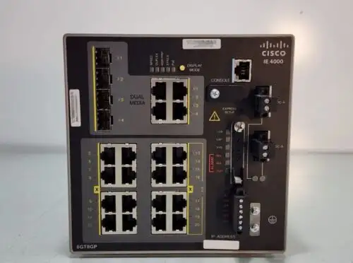 Cisco IE-4000-8GT8GP4G-E 8GE 8GE PoE+ & 4GE Combo 工業乙太網路交換機
