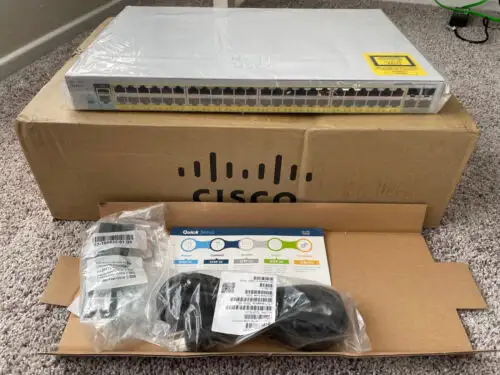 Cisco Catalyst Ws-C2960L-Sm-48Ps 48 Port Poe Gigabit Switch - Same Day ping