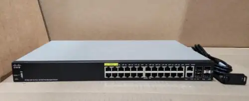 Cisco Sf350-24P-K9 24-Port Poe+ 10/100 Combo Sfp Uplink Small Business Switch