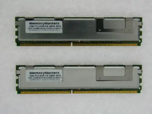 4Gb 2X2Gb Kit Hp Compaq Proliant Bl20P G4 Bl460C G5 Bl480C 492327-B21 Ram Memory