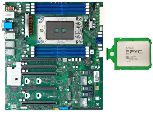 Amd Epyc 7402P+Tyan S8030 Gm2Ne 24Cores 48Threads 2.8 Ghz L3Cache 128Mb 180W Sp3