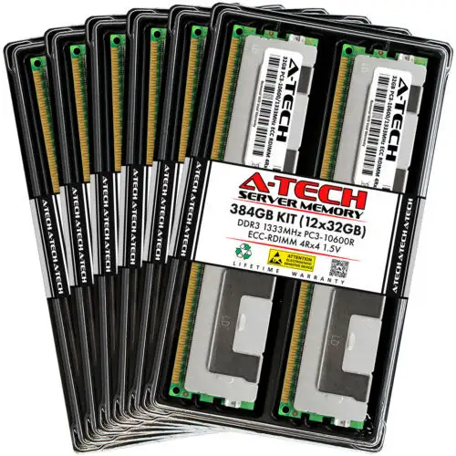 384Gb 12X 32Gb Pc3-10600R Rdimm Asus Z9Nr-D12 Memory Ram