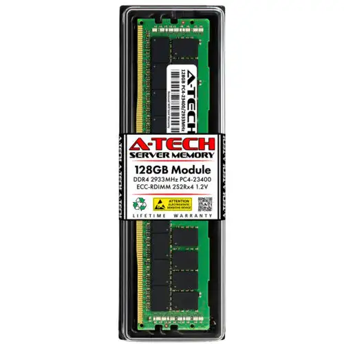 128Gb 2S2Rx4 (4Rx4) Pc4-2933 Rdimm Asus Rs720-E9-Rs12-E Memory Ram