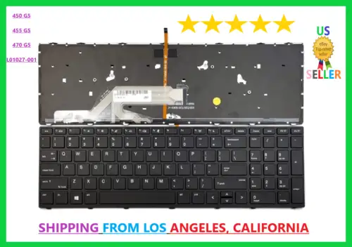 HP Probook 450 G5 455 G5 470 G5 L01027-001 背光鍵盤