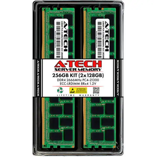 256Gb 2X 128Gb Pc4-2666 Lrdimm Hp Z8 G4 Memory Ram