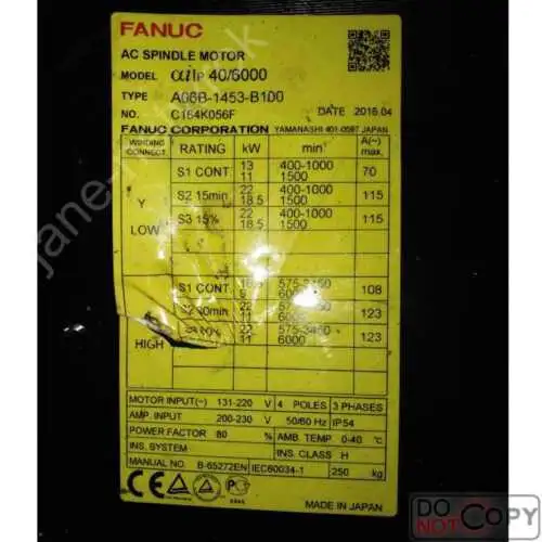 Fanuc A06B-1453-B100