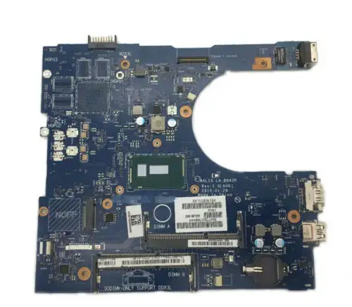 Cn-0Rc3Pn For Dell Inspiron 17 5558 5758 W/ I7-5500U La-B843P Laptop Motherboard