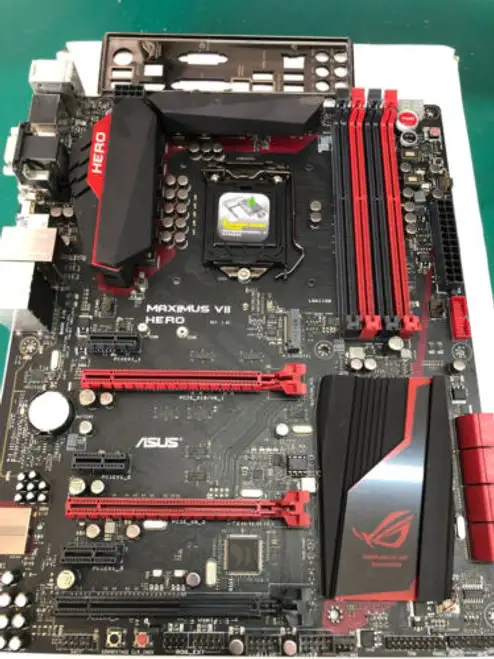 Asus Maximus Vii Hero Mainboard Intel Z97 Lga1150 Ddr3 Vga Dvi Hdmi With I/O