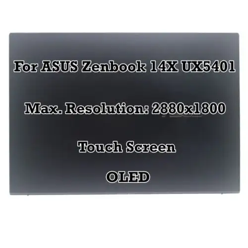 14" Asus Zenbook 14X Ux5401 Oled 2.8K Lcd Touch Screen Assembly Complete Display