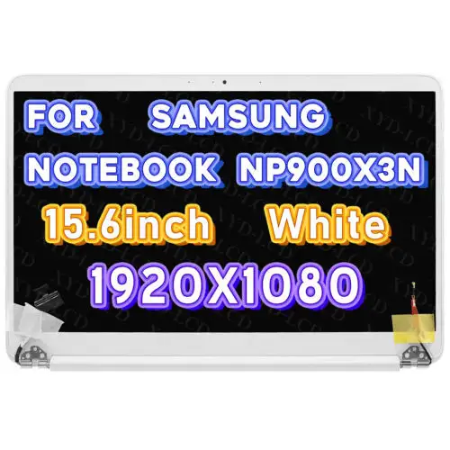 Samsung NP900X3N-K04US 13.3英寸FHD屏幕數位轉換器鉸鏈總成(白色)