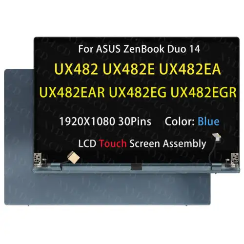 14In 30Pin For Asus Zenbook Duo 14 Ux482Ear-Eb51T Lcd Fhd Touch Screen Assembly