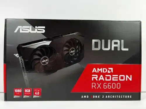 Asus Dual Radeon Rx 6600 8Gb Gddr6 Gpu Dual-Rx6600 8Gb With Original Box