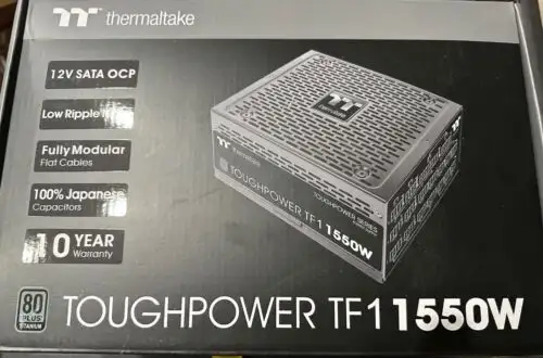 Toughpower Pc Power Supply (Tf1 1550W) box