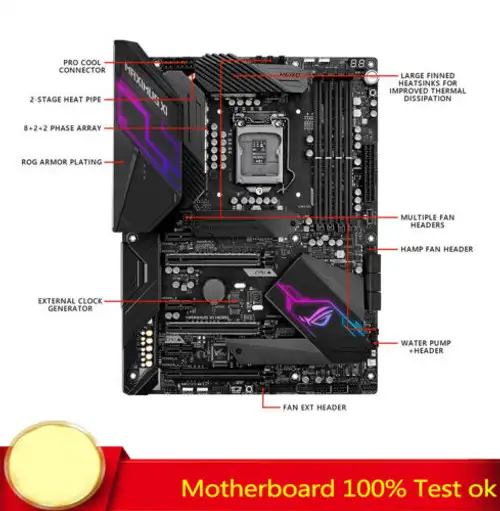 For Asus Rog Maximus Xi Hero Motherboard Supports Z390 1151Pin Work