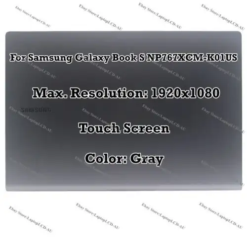 Samsung Galaxy Book S NP767XCM-K01US 13.3" FHD LCD LED dokunmatik ekran montajı
