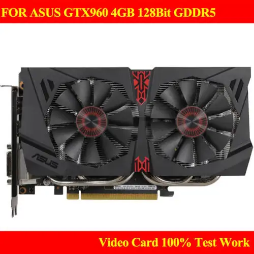 For Asus Gtx960 4Gb 128Bit Gddr5 Hdmi Dvi Game Video Card Work