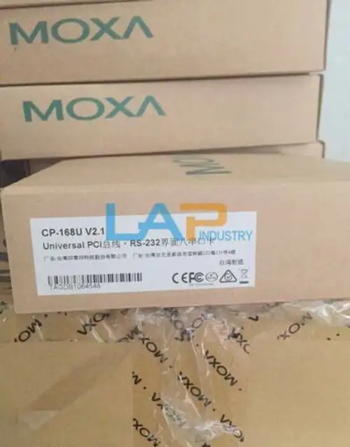 Moxa CP-168U 8-Port RS232 PCI Multi-Serial-Karte mit Kabel