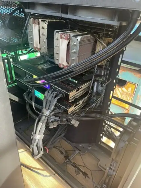 Asus Z10Pe-D8 Ws Motherboard + 128Gb Ram + 2683 V3 2X Noctua Fans