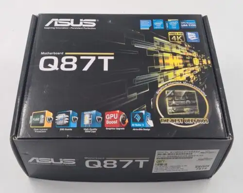 Neu - Asus Q87T Motherboard 90Mb0Gu0-M0Eay0 Q87 Lga 1150 w/ Intel I7 4790S Cpu