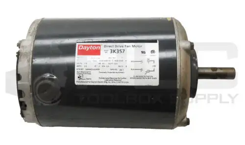 Dayton 3K357 1/2 Hp 1725Rpm Fr:56 115V 60Hz motore ventilatore ad azionamento diretto