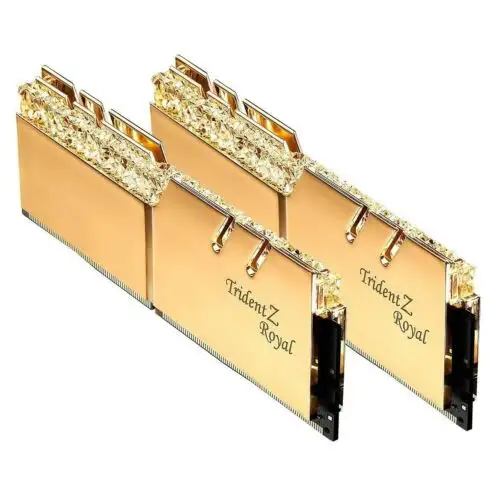 32Gb G.Skill Ddr4 Trident Z Royal Gold 4266Mhz Pc4-34100 Cl16 1.50V Dual 2X16Gb