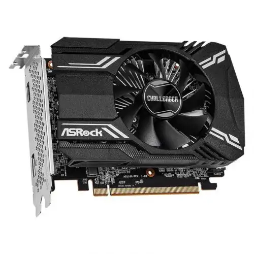 Asrock Rx6400 Cli 4G Amd Radeon Rx 6400 Challenger Itx 4Gb Graphics Card