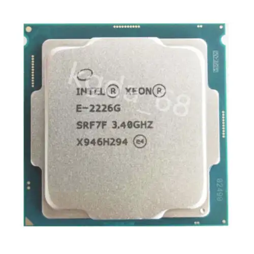 Intel Xeon E-2226G 3.4-4.7Ghz 6 Core 12Mb 80W Lga1151 Cpu Processor