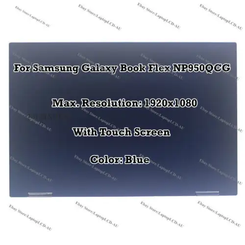 Samsung NP950QCG NT950QCG 15.6" FHD LCD Display Touch Screen Top Assembly