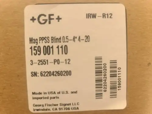 Gf 3-2551-P0-12 เซ็นเซอร์วัดการไหล