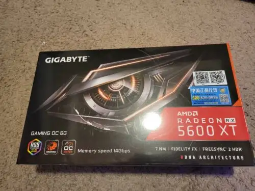 Gigabyte Radeon Rx 5600 Xt 6Gb