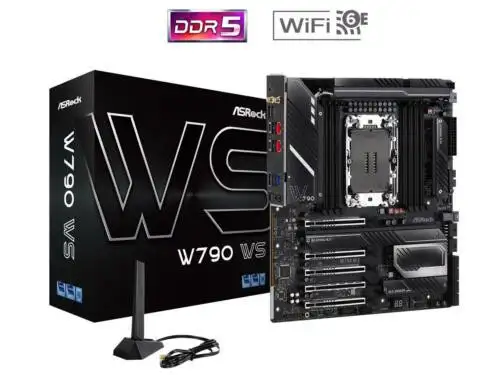 Asrock W790 Ws Intel¬Æ W790 (Lga 4677) Ceb Workstation Extended Atx Motherboard 4