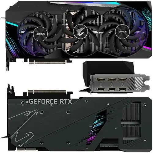 Gigabyte Geforce Rtx 3090 24 Gb Vram Aorus Master Professional Graphics Card