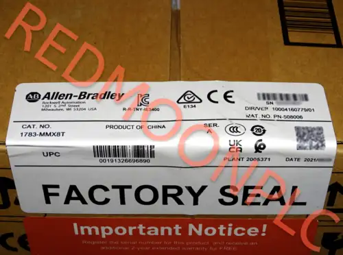 2021 Surplus Sealed Allen Bradley 1783-Mmx8T /A Stratix 5800 Expansion Module