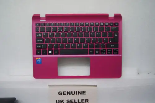 Acer Aspire E3-111 V3-111P Upper Cover Palmrest Uk Keyboard Pink (Sl)
