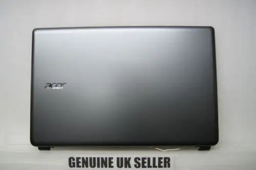 Acer Aspire E1-572P Laptop Rear Screen Lid Casing Cover & Hinges - Silver (Sd420