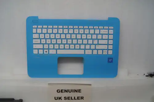 Ex-Con Blue Genuine Hp Stream 14-Ax000Na Palmrest & Uk Keyboard 14-Ax