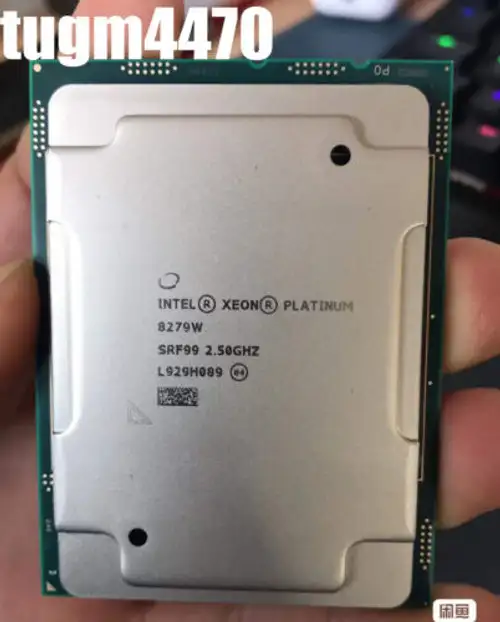 Intel Xeon Platinum 8279W Qs Cpu Processor 2.50Ghz 28-Core 38.5Mb Lga-3647