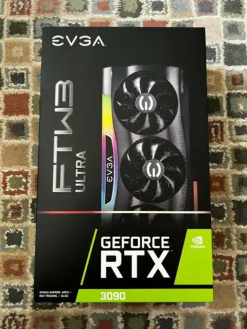Evga Geforce Rtx 3090 Ftw3 Ultra 24Gb Gddr6X Gpu 24G-P5-3987-Kr 2 Day