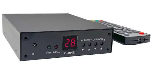 Professional Rf Coax To Composite Rca Video Demodulator - Pal-I Catv Tuner