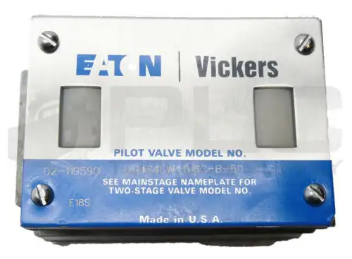 New Eaton Vickers Dg4S4Lw-016C-B-60 Incomplete Pilot Valve