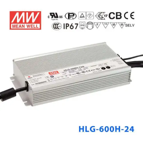 Mean Well HLG-600H-24 600W 24V napájecí zdroj