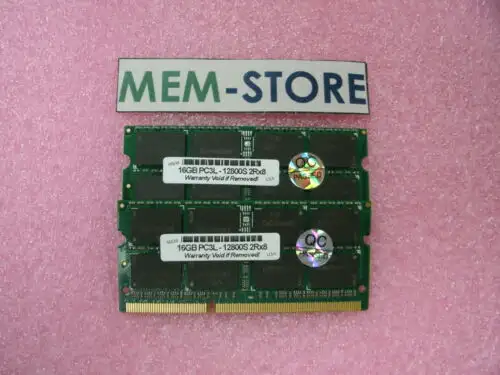32Gb Sodimm (2X16Gb) 1.35V Ddr3L 1600Mhz Lenovo Thinkpad E460 14" 6Th Gen Intel