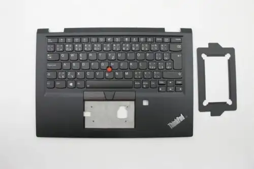 Lenovo Yoga X390 Palmrest Touchpad Cover Keyboard Slovakian Black 02Hl654