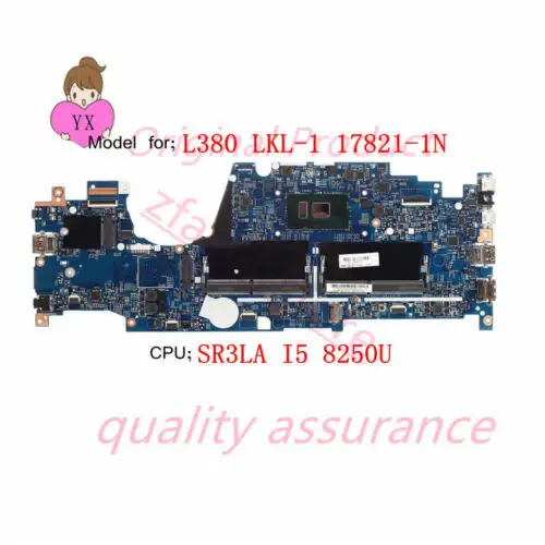 02Da267 Cpu:I5 8250 Lenovo Thinkpad L380 Yoga Laptop Motherboard Lkl-1 17821-1N