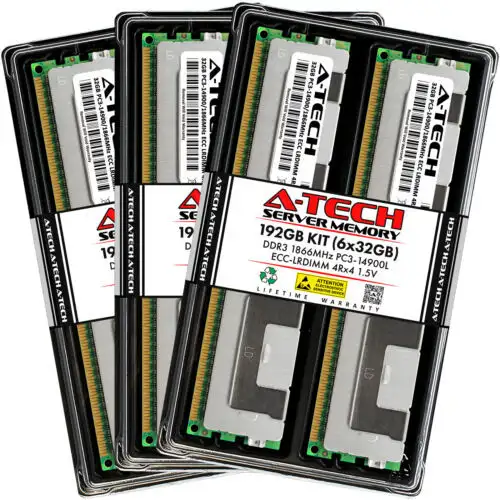192Gb 6X 32Gb Pc3-14900L Lrdimm Asus Rs700-E7/Rs4 Memory Ram