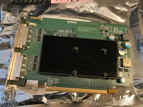 Matrox M9125 (M9125E512F) 512Mb Ddr2 Sdram Pci Express X16 Graphics Adapter